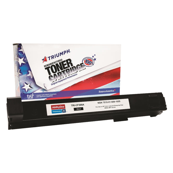 Image of Remanufactured Toner Cartridge for HP CF300A (HP 827A), Page Yield 29.5k, Black