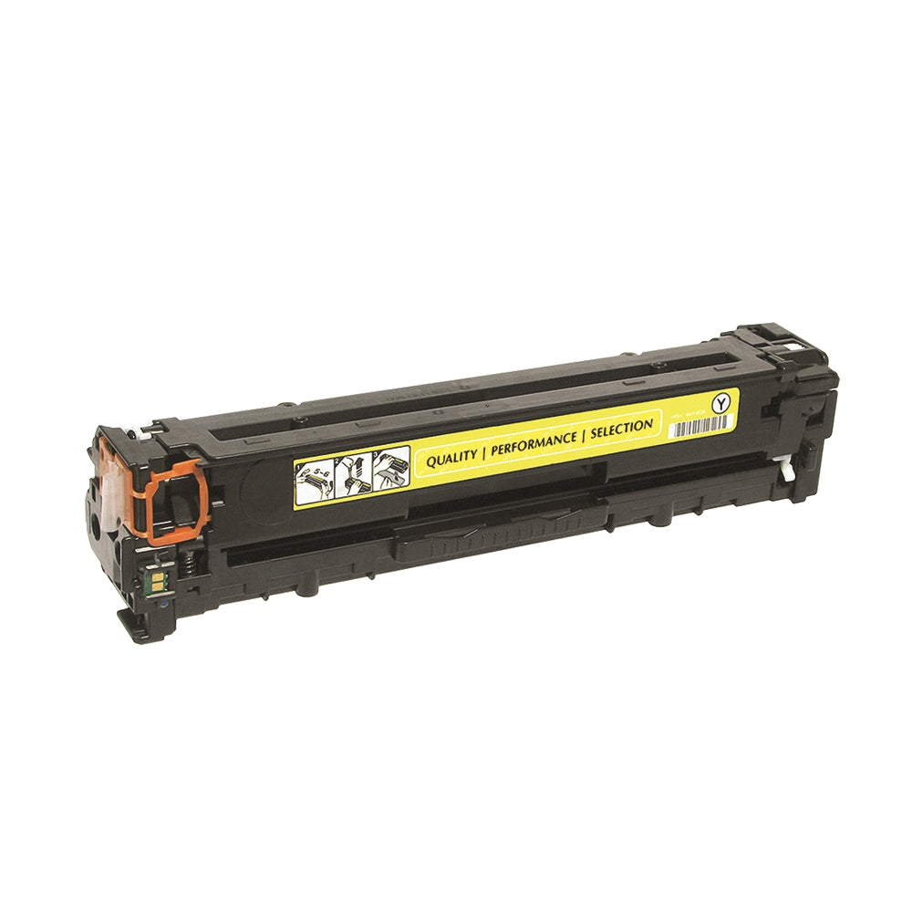 Image of Remanufactured Toner Cartridge for HP CB542A (HP 125A), Page Yield 1.4k, Yellow