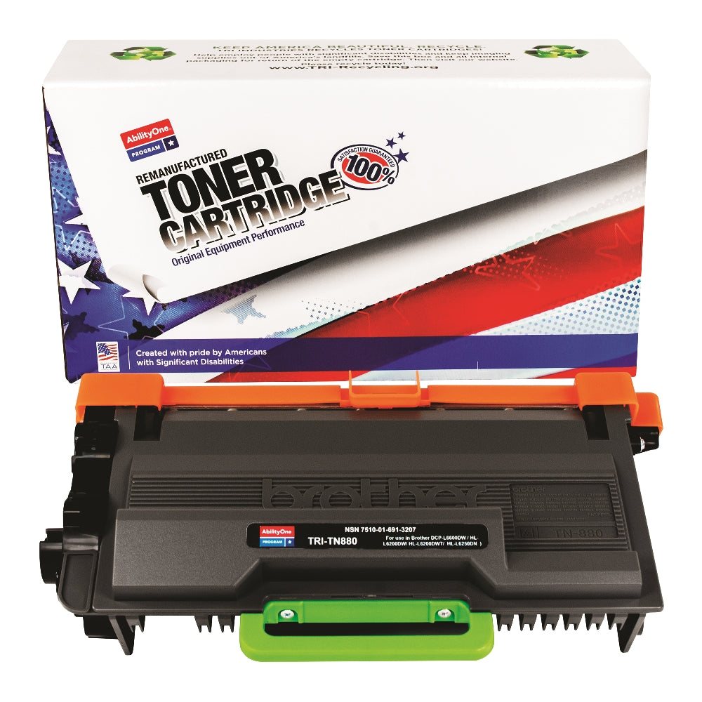 Image of Remanufactured Extra High Yield Toner Cartridge for Brother HL-L6200DW, HL-L6200DWT, HL-L6250DW, HL-L6300DW, HL-L6400DW, HL-L6400DWT, MFC-L6700DW, MFC-L6750DW, MFC-L6800DW, MFC-L6900DW, Page Yield 12k, Black