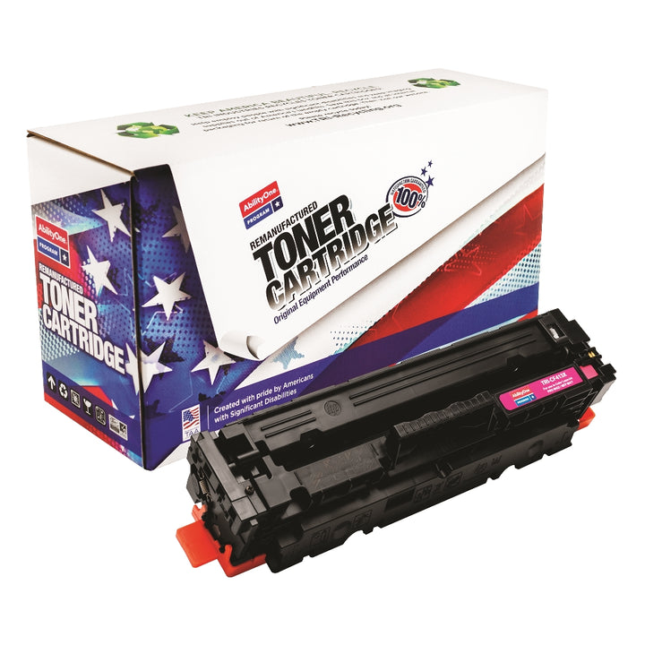 Image of Remanufactured High Yield Toner Cartridge for HP CF413X (HP 410X), Page Yield 5k, Magenta