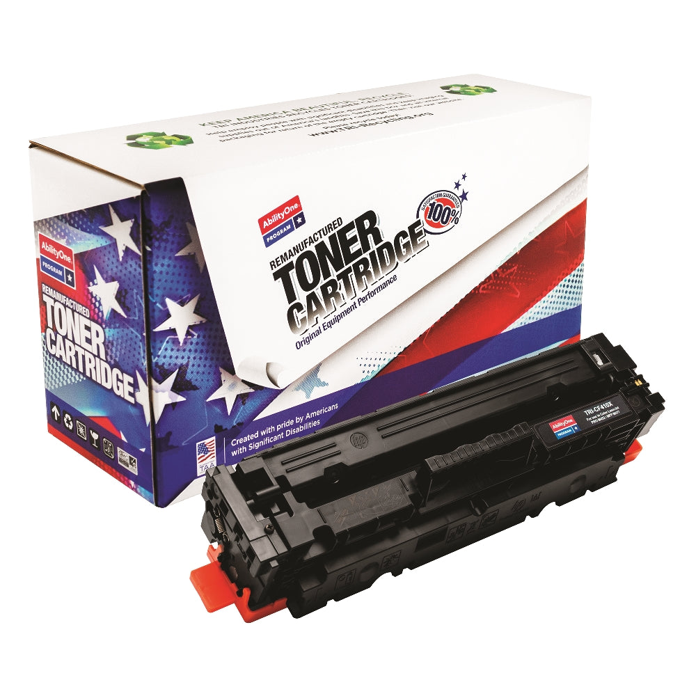 Image of Remanufactured High Yield Toner Cartridge for HP CF410X (HP 410X), Page Yield 6.5k, Black