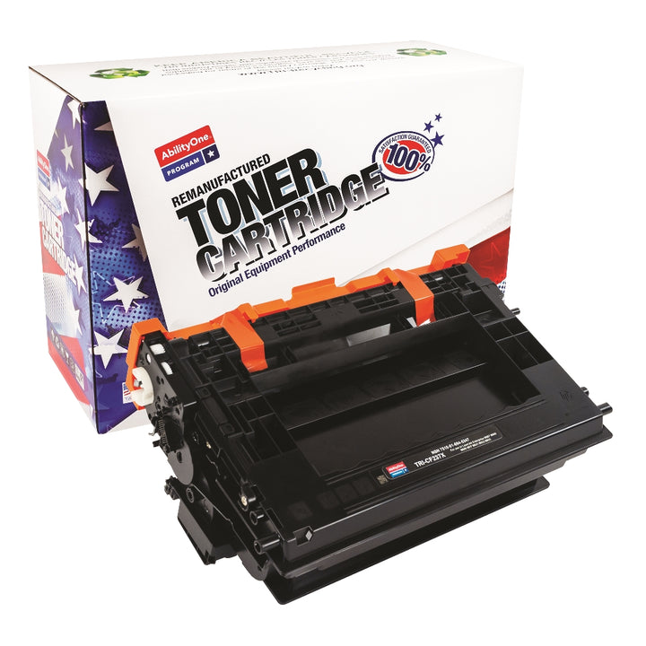 Image of Remanufactured High Yield Toner Cartridge for HP CF237X (HP 37X), Page Yield 25k, Black