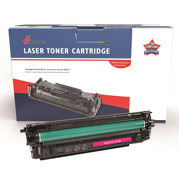Image of Remanufactured Toner Cartridge for HP CF453A (HP 655A), Page Yield 10.5k, Magenta