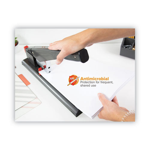 Image of Bostitch® Antimicrobial 215-Sheet Extra Heavy-Duty Stapler, 215-Sheet Capacity, Black