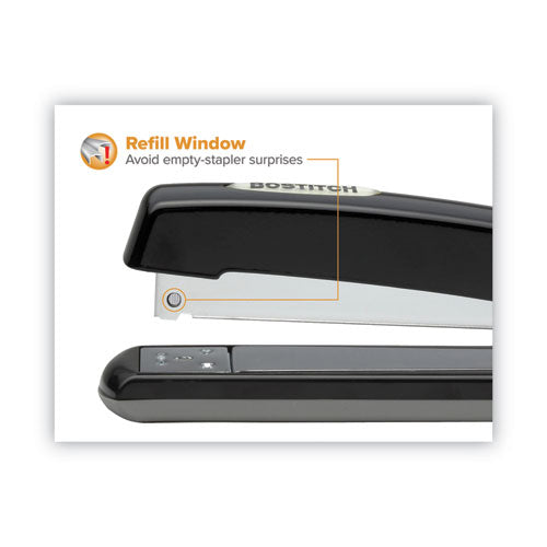 Image of Bostitch® Professional Antimicrobial Executive Stapler, 20-Sheet Capacity, Black
