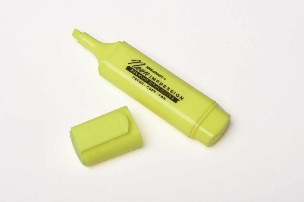 Image of Skilcraft Neon Flat Highlighter