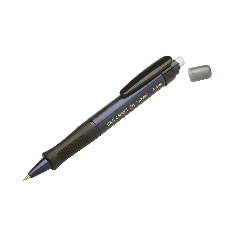 Image of Ergonomic Mechanical Pencil, Medium Point, Blue Barrel