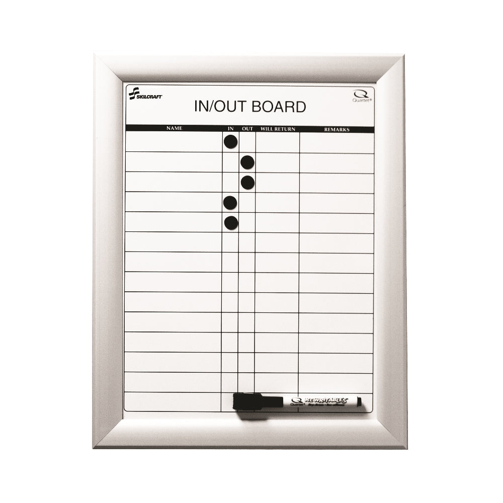 Image of Quartet/Skilcraft In/Out Board, 14 Person Capacity