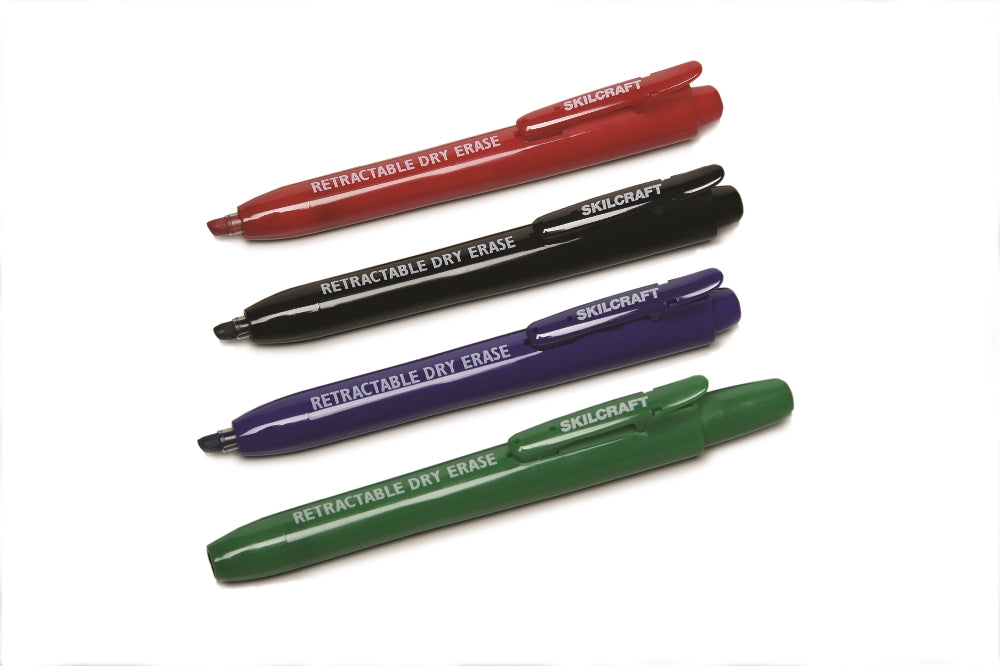 Image of Retractable Chisel Tip Dry Erase Marker