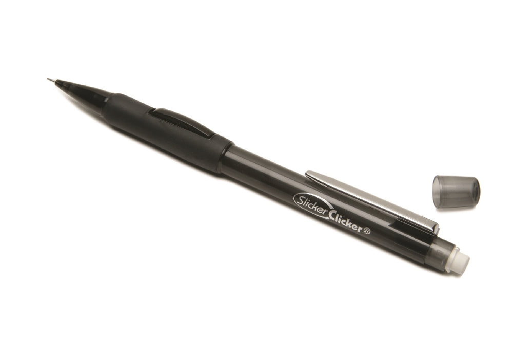 Image of Slickerclicker Side Advanced Mechanical Pencil, Fine Point, Translucent Black