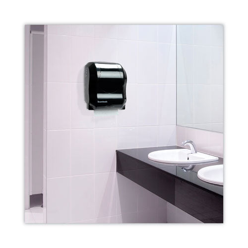 Image of Boardwalk® Hardwound Paper Towels, 1-Ply, 8" X 600 Ft, White, 2" Core, 12 Rolls/carton