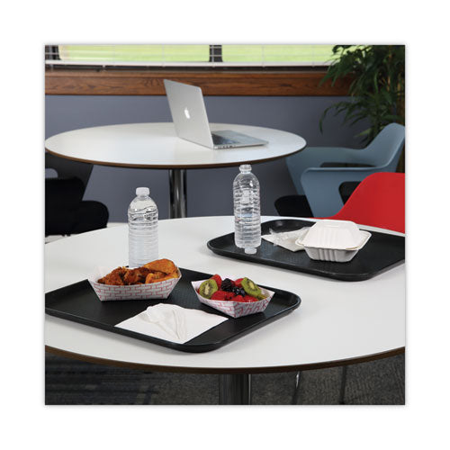 Image of Boardwalk® Paper Food Baskets, 2 Lb Capacity, Red/white, 1,000/carton