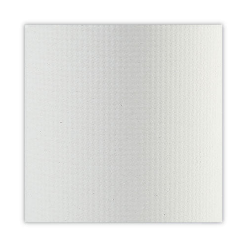 Image of Boardwalk® Hardwound Paper Towels, 1-Ply, 8" X 600 Ft, White, 2" Core, 12 Rolls/carton