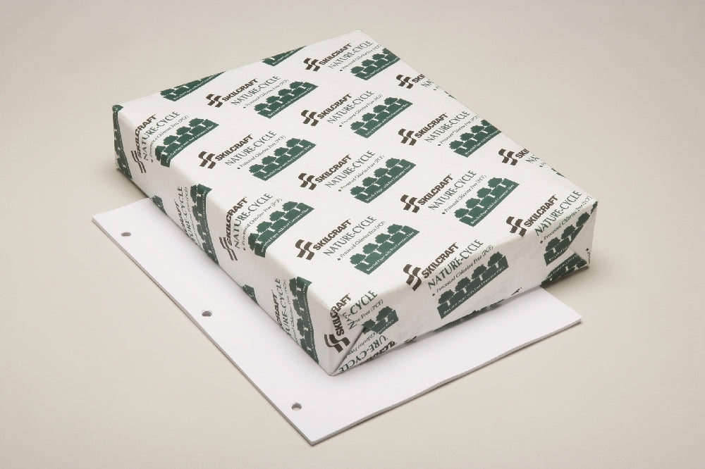 Image of Multi-Purpose Xerographic Paper, Archive Quality, 3-Hole Punched, White, 8.5" x 11"