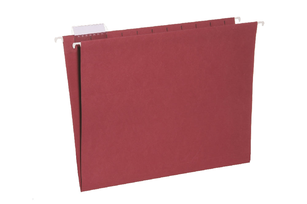Image of Hanging File Folder, 1/5 Cut, Letter, Red