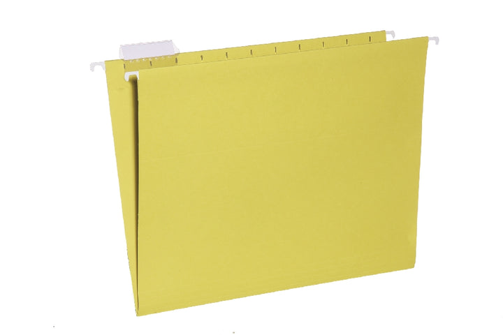 Image of Hanging File Folder, 1/5 Cut, Letter, Yellow