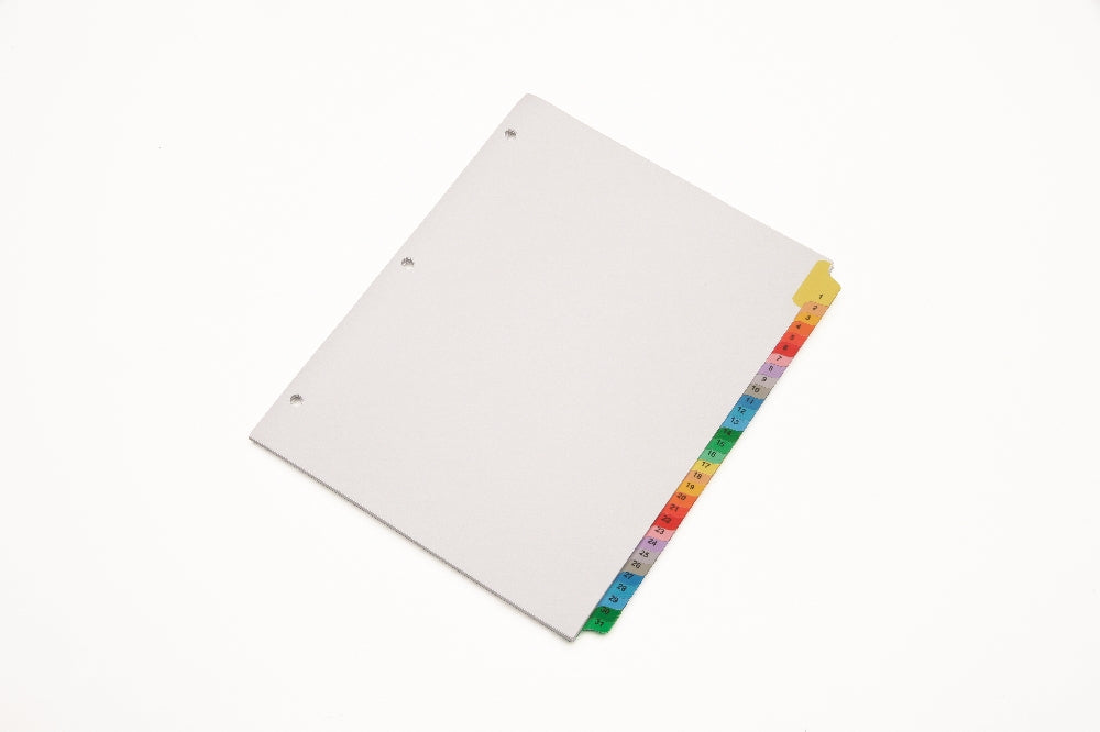 Image of Multiple Index Sheets Tabbed 1-31