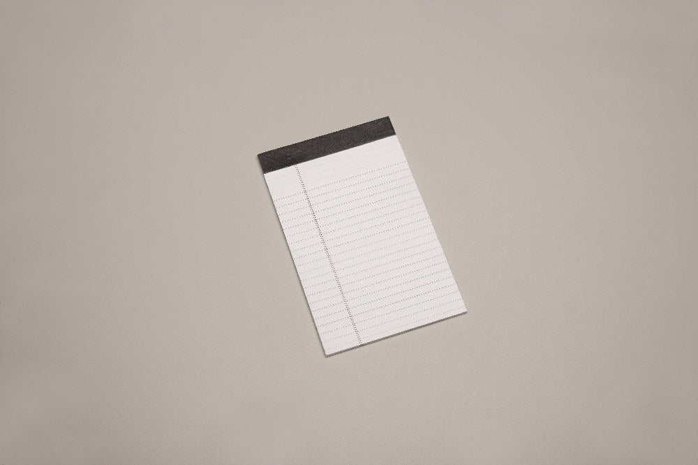 Image of Writing Paper Pad, Top Bound, 5/16" Legal Rule, 50 Sheets, Junior 5" x 8", White