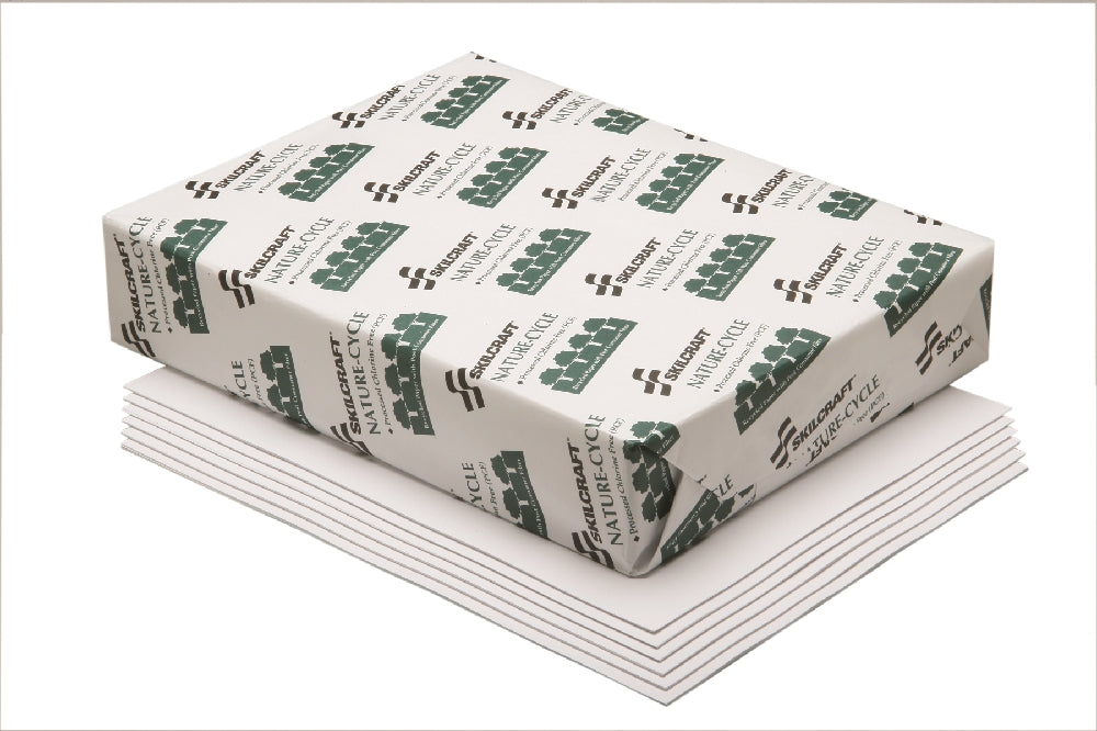 Image of Processed Chlorine Free 100% PCW Copy Paper, 8-1/2" x 11"