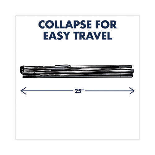 Image of Quartet® Heavy-Duty Adjustable Instant Easel Stand, 25" To 63" High, Steel, Black