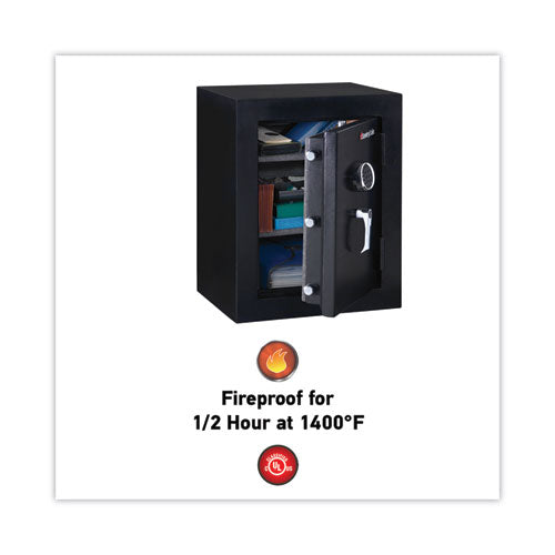 Image of Sentry® Safe Executive Fire-Safe, 3.4 Cu Ft, 21.75w X 19d X 27.75h, Black