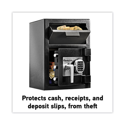 Image of Sentry® Safe Digital Depository Safe, Large, 0.94 Cu Ft, 14w X 15.6d X 20h, Black