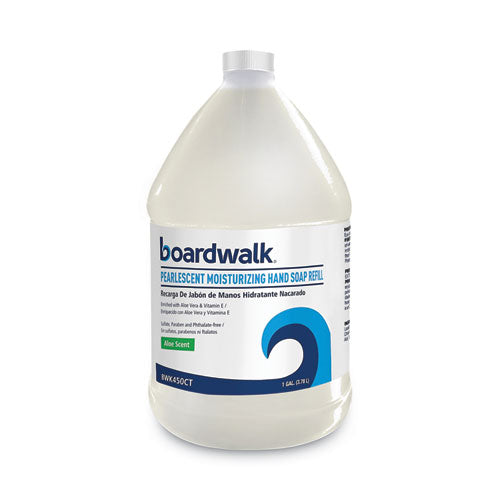 Image of Boardwalk® Pearlescent Moisturizing Liquid Hand Soap Refill, Aloe Scent, 1 gal Bottle