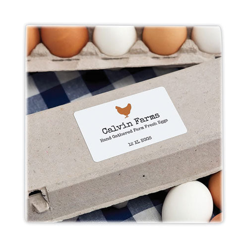 Image of Avery® Shipping Labels with TrueBlock Technology, Laser Printers, 2.5 x 4, White, 8/Sheet, 25 Sheets/Pack