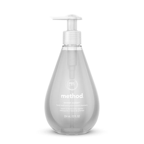 Image of Method® Gel Hand Wash, Sweet Water Scent, 12 oz, 6/Carton