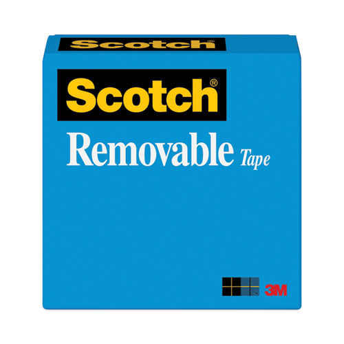 Image of Scotch® Removable Tape, 1" Core, 0.75" X 36 Yds, Transparent