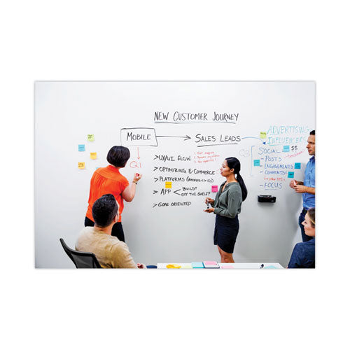 Image of Post-it® Dry Erase Accessory Tray, 8.5" x 3" x 5.25", Black