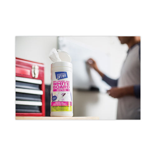 Image of Motsenbocker's Lift-Off® Dry Erase Cleaner Wipes, 7 X 12, 40/canister