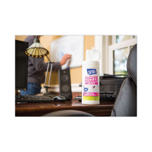 Image of Motsenbocker's Lift-Off® Dry Erase Cleaner Wipes, 7 X 12, 40/canister