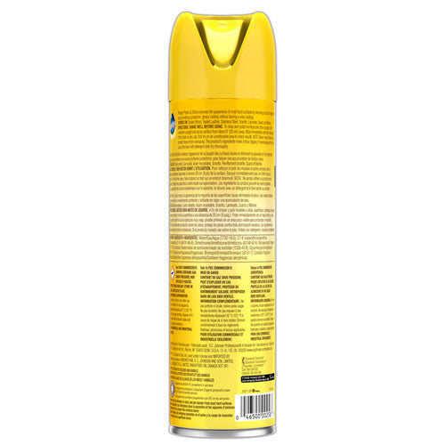 Image of Pledge® Furniture Polish, Lemon, 14.2 Oz Aerosol Spray