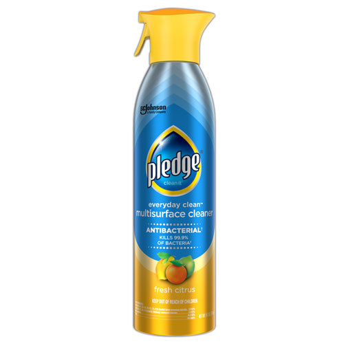 Image of Pledge® Multi Surface Antibacterial Everyday Cleaner, 9.7 Oz Aerosol Spray