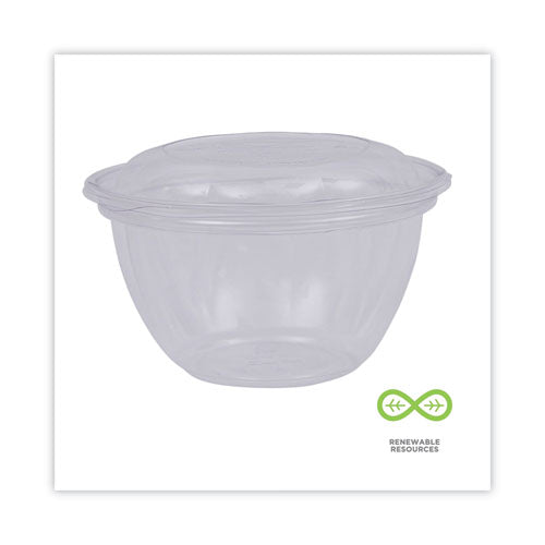 Image of Eco-Products® Renewable and Compostable Containers, 18 oz, 5.5" Diameter x 2.3" h, Clear, Plastic, 150/Carton