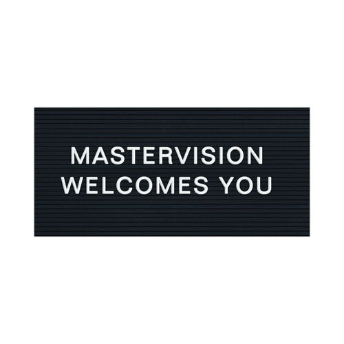 Image of MasterVision® Set of Plastic Letter Board Letters, Numbers and Symbols, 1" Tall, White Characters, 270 Pieces