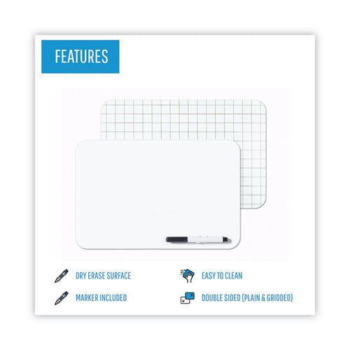 Image of MasterVision® Dry Erase Lap Board, 11.88" x 8.25", White Surface