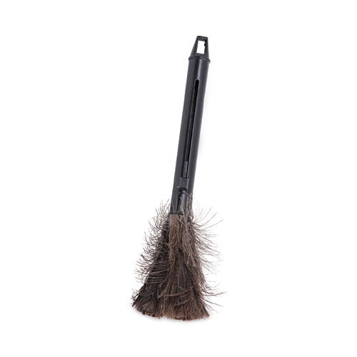 Image of Boardwalk® Ostrich Feather Duster, 9" to 14" Retractable Plastic Handle