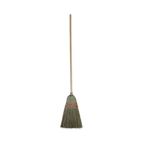Image of Boardwalk® Mixed Fiber Maid Broom, Mixed Fiber Bristles, 55" Overall Length, Natural, 12/carton