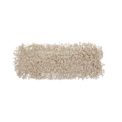 Image of Boardwalk® Mop Head, Dust, Cotton, 18 X 3, White