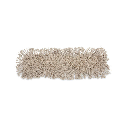 Image of Boardwalk® Mop Head, Dust, Cotton, 24 X 3, White