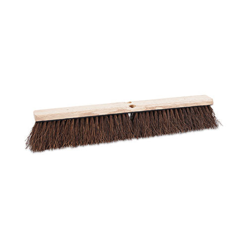 Image of Boardwalk® Floor Brush Head, 3.25" Natural Palmyra Fiber Bristles, 24" Brush