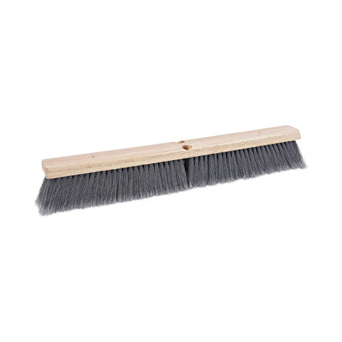 Image of Boardwalk® Floor Brush Head, 3" Gray Flagged Polypropylene Bristles, 24" Brush