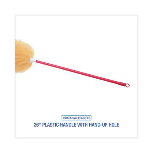 Image of Boardwalk® Lambswool Duster, 26" Plastic Handle