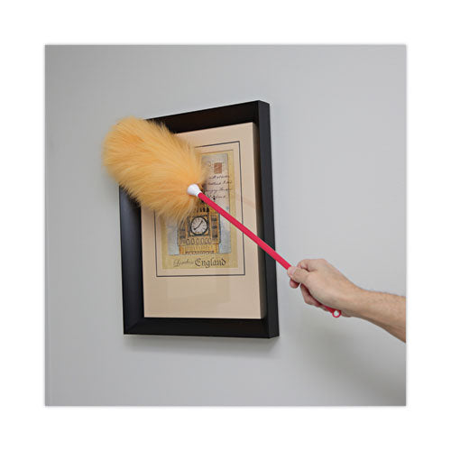 Image of Boardwalk® Lambswool Duster, 26" Plastic Handle