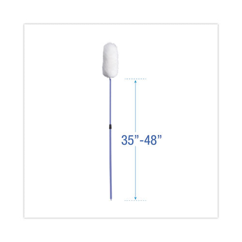 Image of Boardwalk® Lambswool Duster, 35" to 48" Extendable Plastic Handle