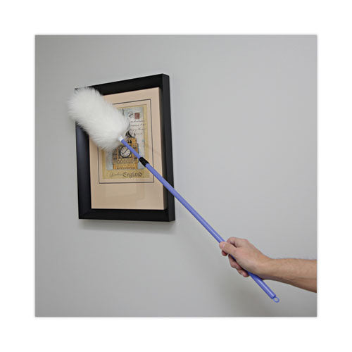 Image of Boardwalk® Lambswool Duster, 35" to 48" Extendable Plastic Handle
