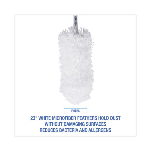 Image of Boardwalk® MicroFeather Washable Microfiber Duster, 23" Plastic Handle