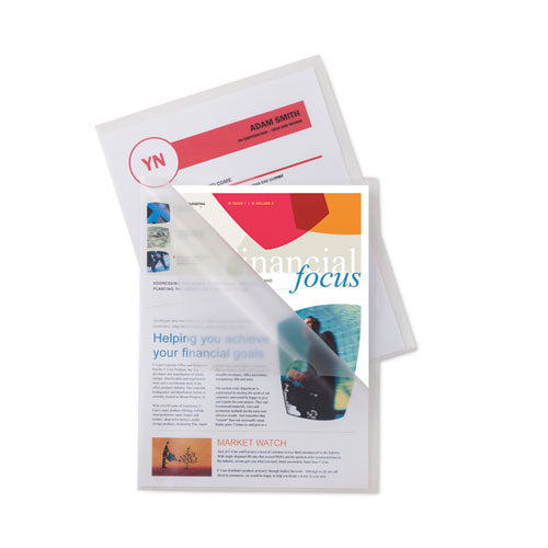 Image of C-Line® Specialty Project Folders, Letter Size, Clear, 25/box